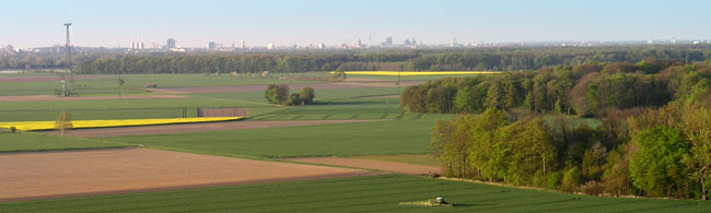 Blick vom Vörier Berg auf Hannover (Foto: Matthias Waselowsky 2008)